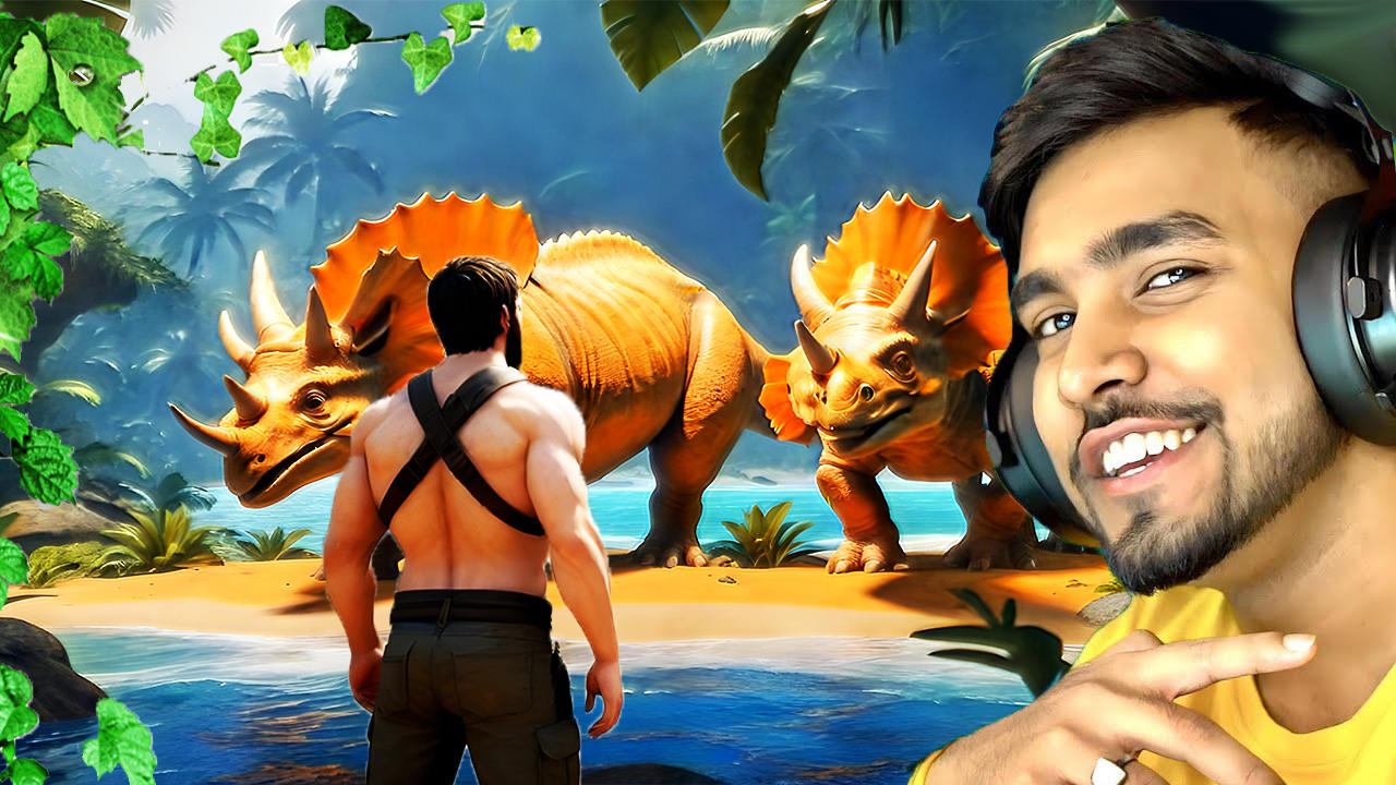 I Fight These Two Triceratops In Ark Survival | Gameplay #2