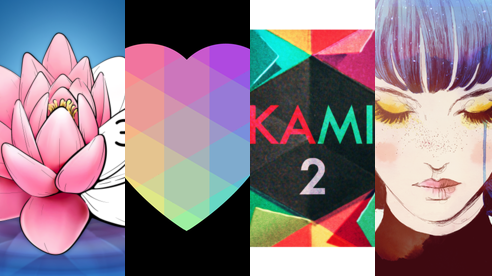 Calming Mobile Coloring Experiences and Aesthetic Visual Puzzles
