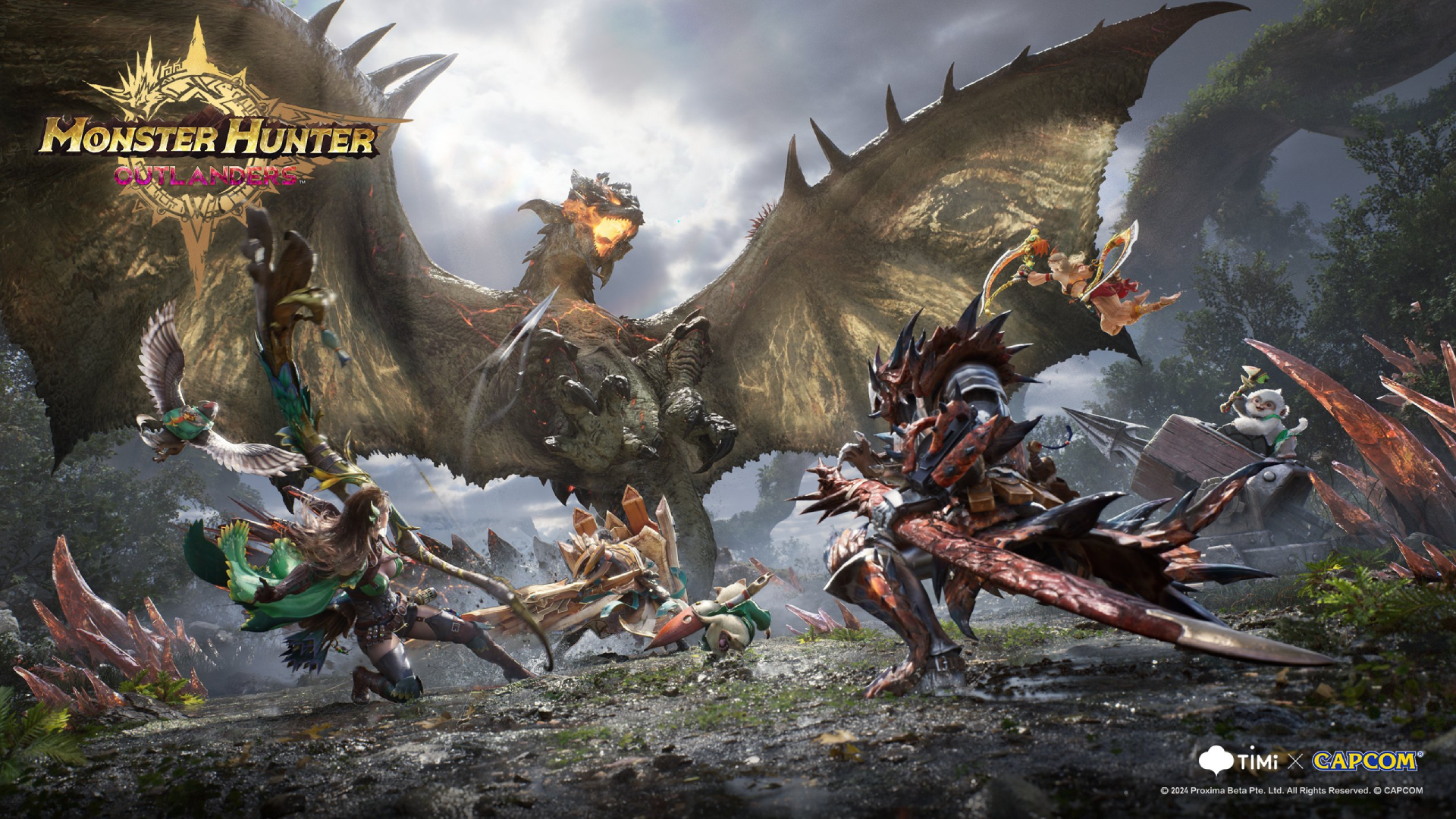 Open-World Survival game set in the Monster Hunter universe! Pre-register now!