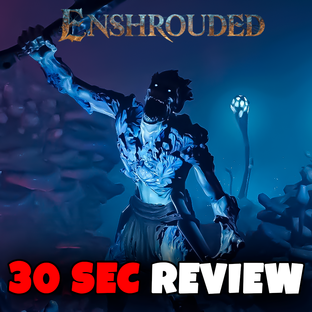 Destructible Environment, Crafting and Survival - ENSHROUDED // 30 SEC REVIEW