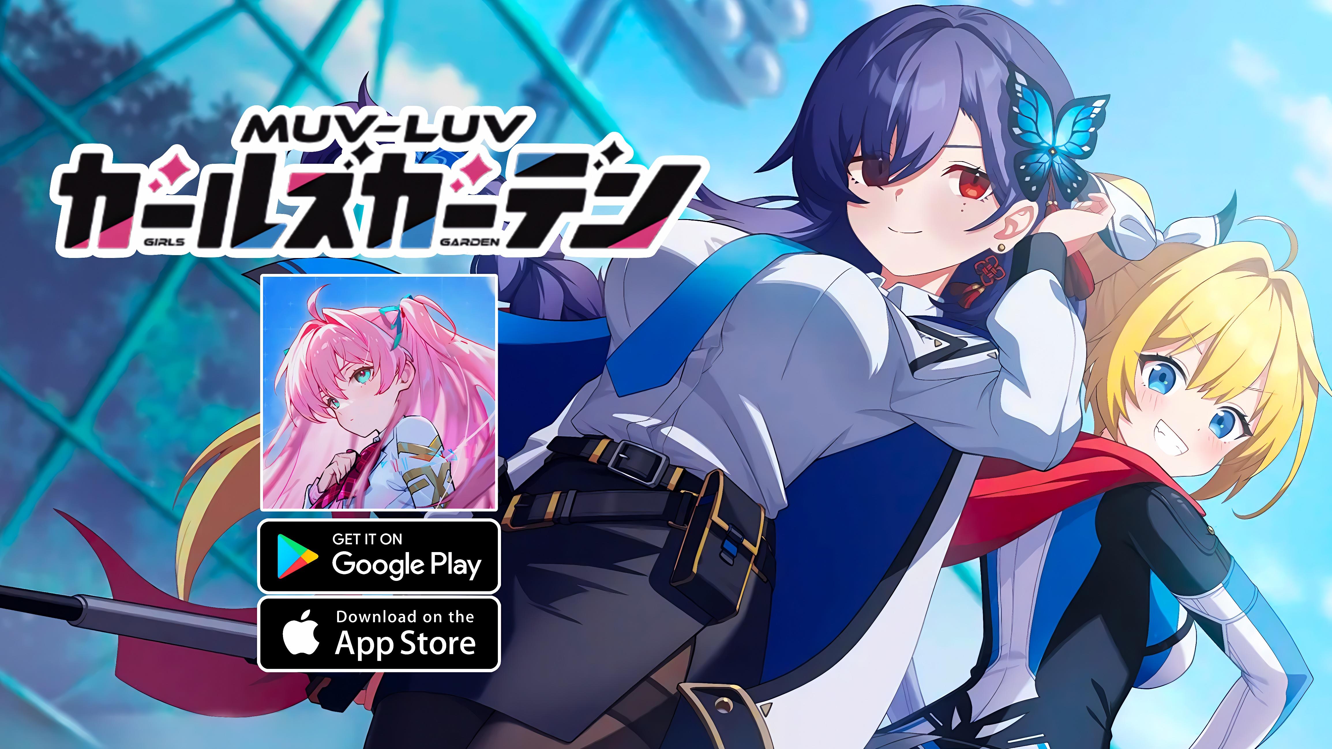 Muv Luv Girls Garden Gameplay - Pre Registration Google Play & App Store