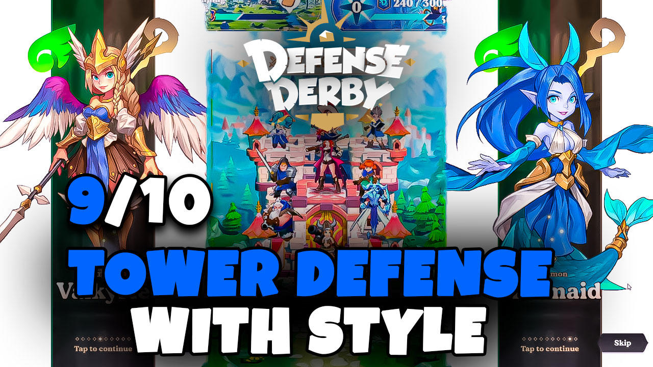 COMPETITIVE TOWER DEFENSE - DEFENSE DERBY // QUICK REVIEW