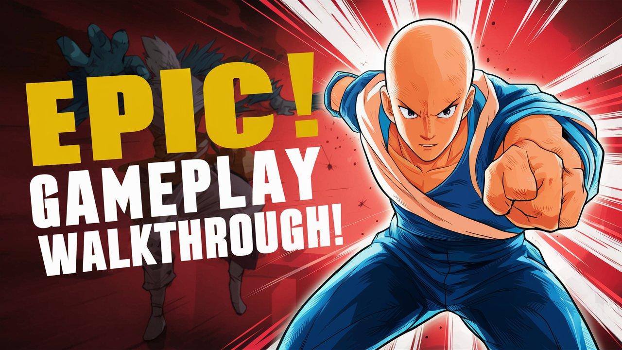 "Conquer One Punch Man: Epic Gameplay Walkthrough!"