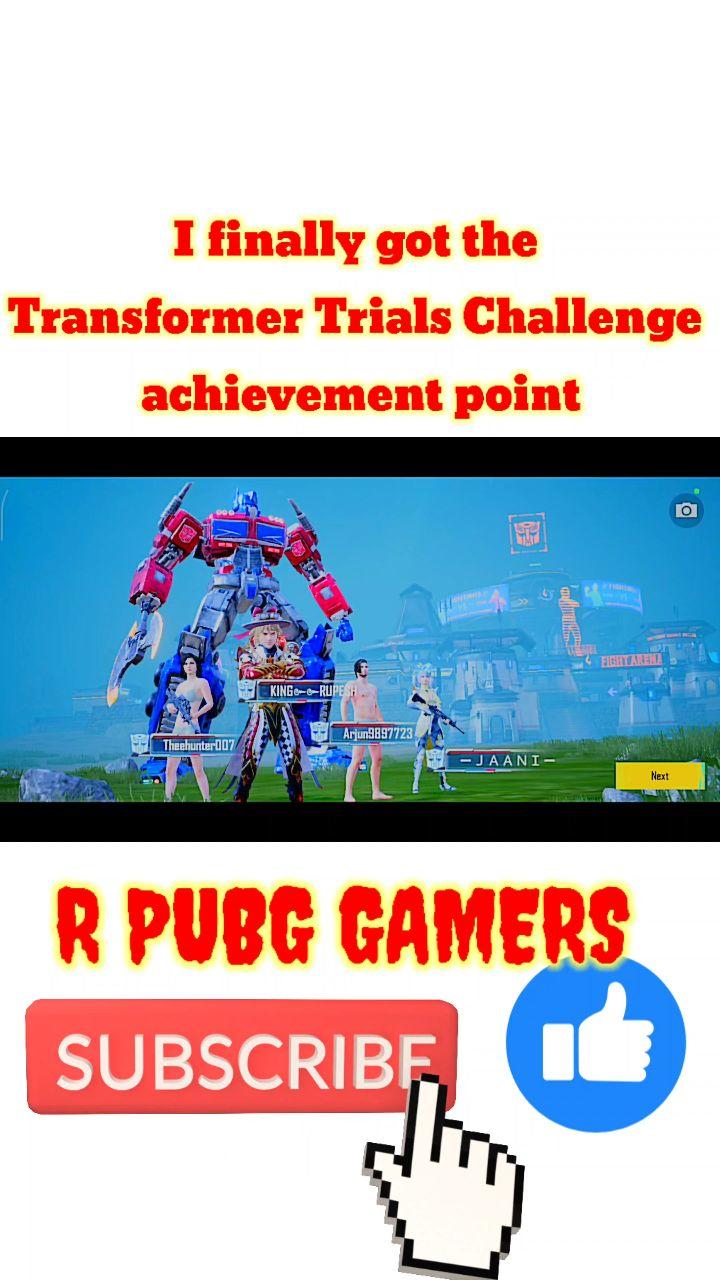 I completed the Optimus Prime Trial Challenge ||