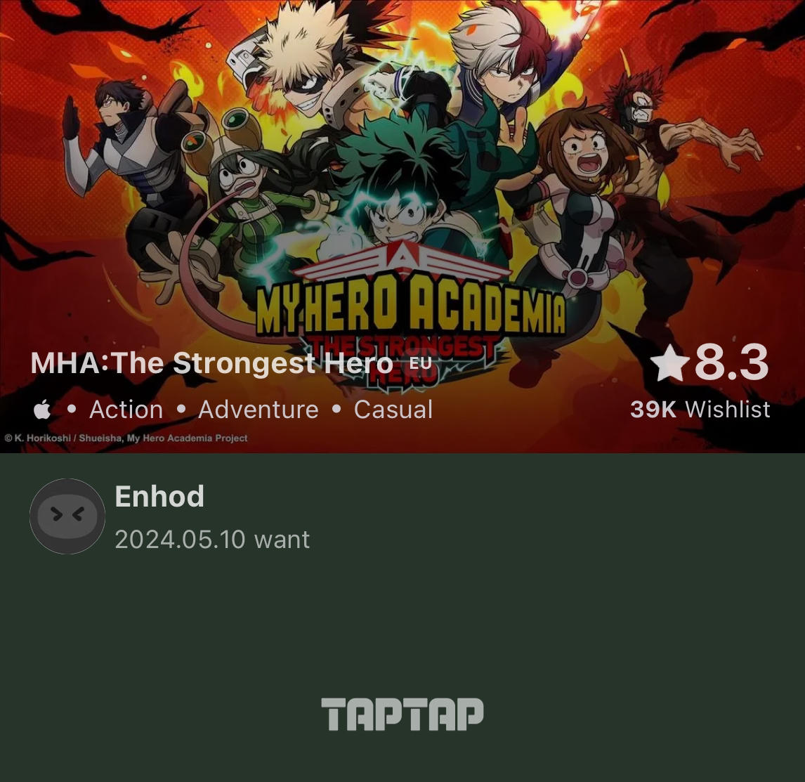 Download MHA: The Strongest Hero 40009.7. for Android/iOS APK - TapTap