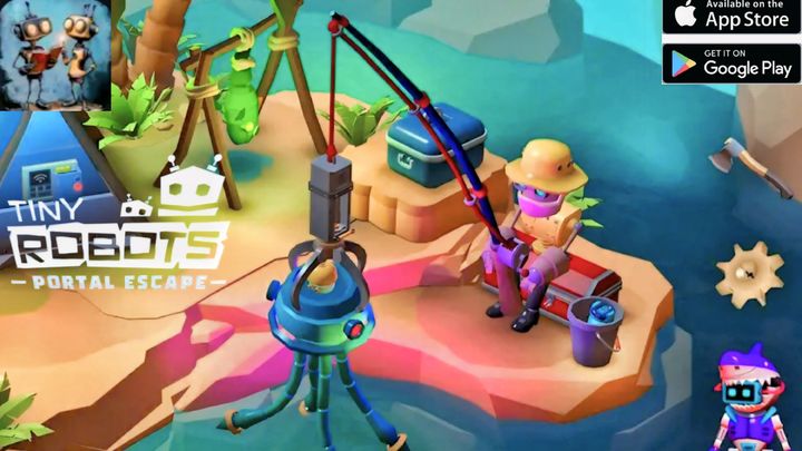Tiny Robot Portal Escape Chapter 1 & 2 Android Gameplay
