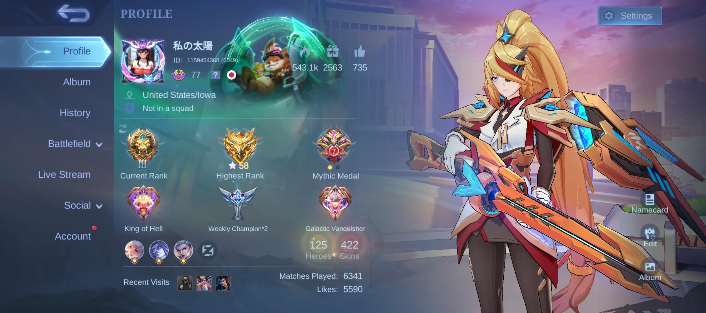 Lesley My One Shot Main!!! 