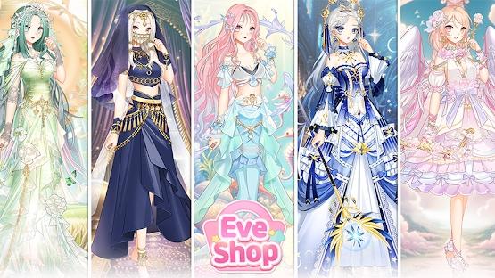 Eve Shop: Dress Up Anime Game Gameplay | Idle Dress Up Game | Mobile