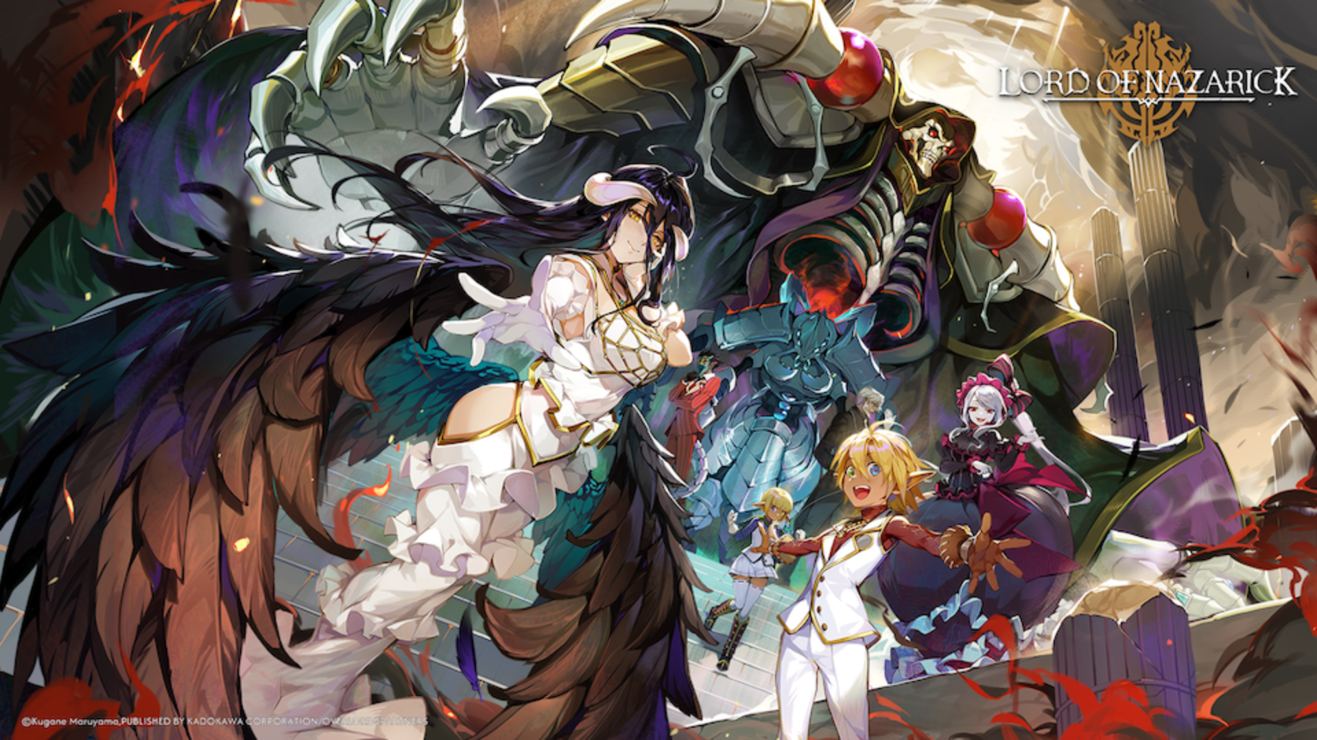 Upcoming mobile turn-based RPG based on the Overlord anime! Offiical trailer revealed!