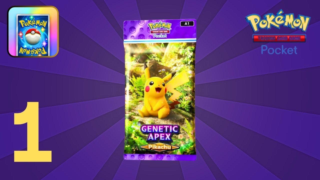 pokemon trading card game post game TCG Pocket Gameplay Walkthrough Tutorial (Android, iOS) #1 - Pokémon UNITE - Pokémon GO - Pokémon TCG Online Pokémon Trading Card Game (video