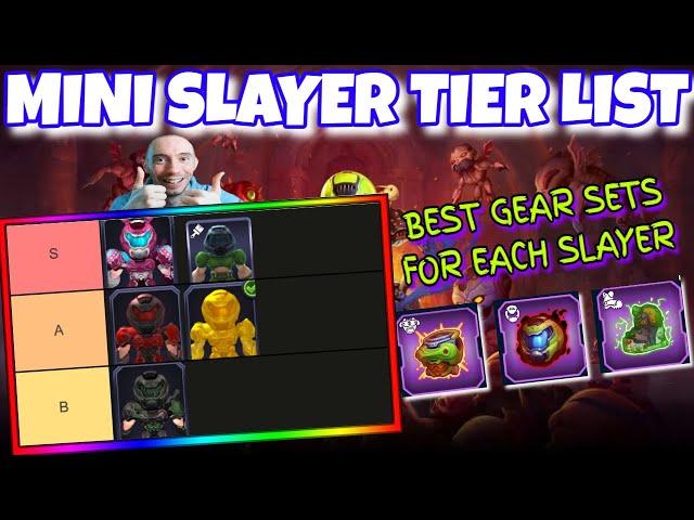 Mini Slayer Tier List & BEST Gear Sets Mighty Doom