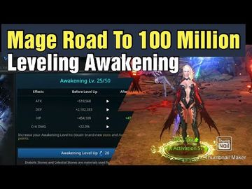 Darkness Rises Mage Road To 100 Million &  Level Up Awakening