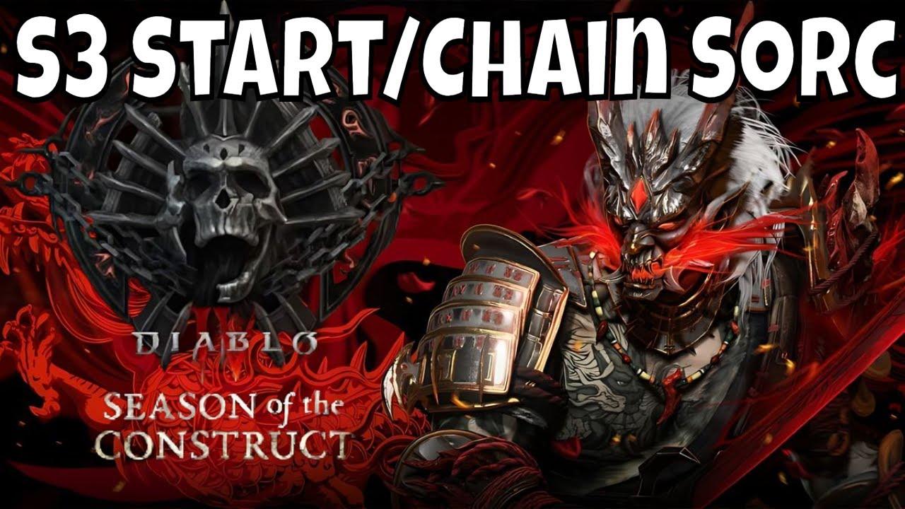 Diablo 4 - Season 3/Chain Lightning Sorc/Construct Mechanics Early Build
