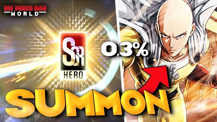 ANOTHER 0.3% SSR?! One Punch Man World x Devil May Cry Peak of Combat SUMMONS!!