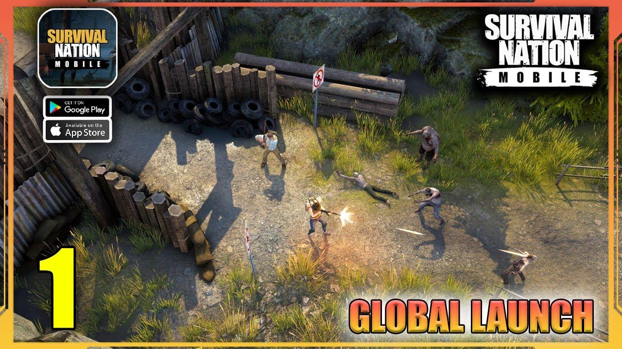 Survival Nation: Mobile Gameplay Walkthrough Part 1 - Android, iOS