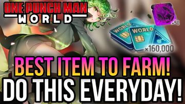 One Punch Man World - Make Sure You Farm This! *Best Place To Use Stamina!