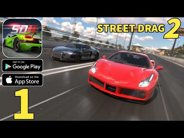 Street Drag 2 Gameplay Walkthrough Part 1 - Tutorial (ios, Android)