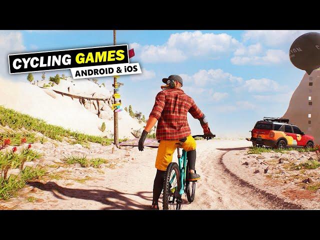 Top 5 Best CYCLING Games for Android & iOS 2022! [High Graphics]