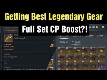 Traha Global Getting Best Legendary Full Gear & CP It Gives ?!