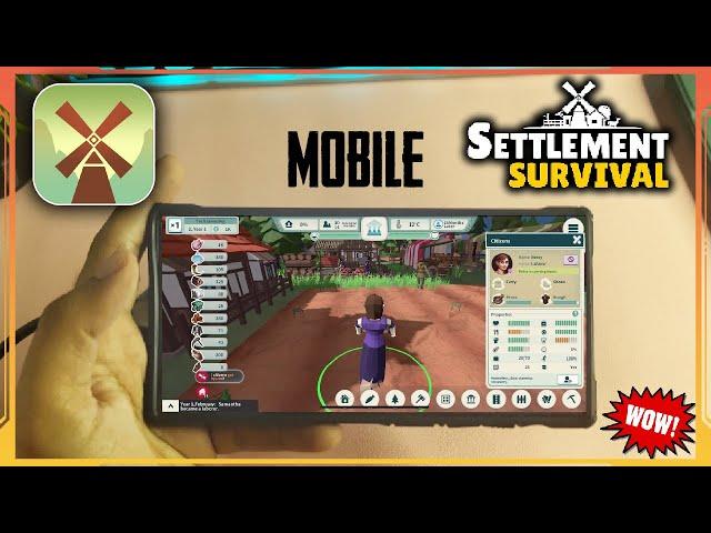 Settlement Survival Mobile Gameplay (Android, iOS) - Part 1