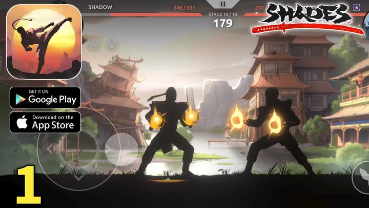 Shades Shadow Fight Global Launch Gameplay Walkthrough Part 1 (ios, Android)