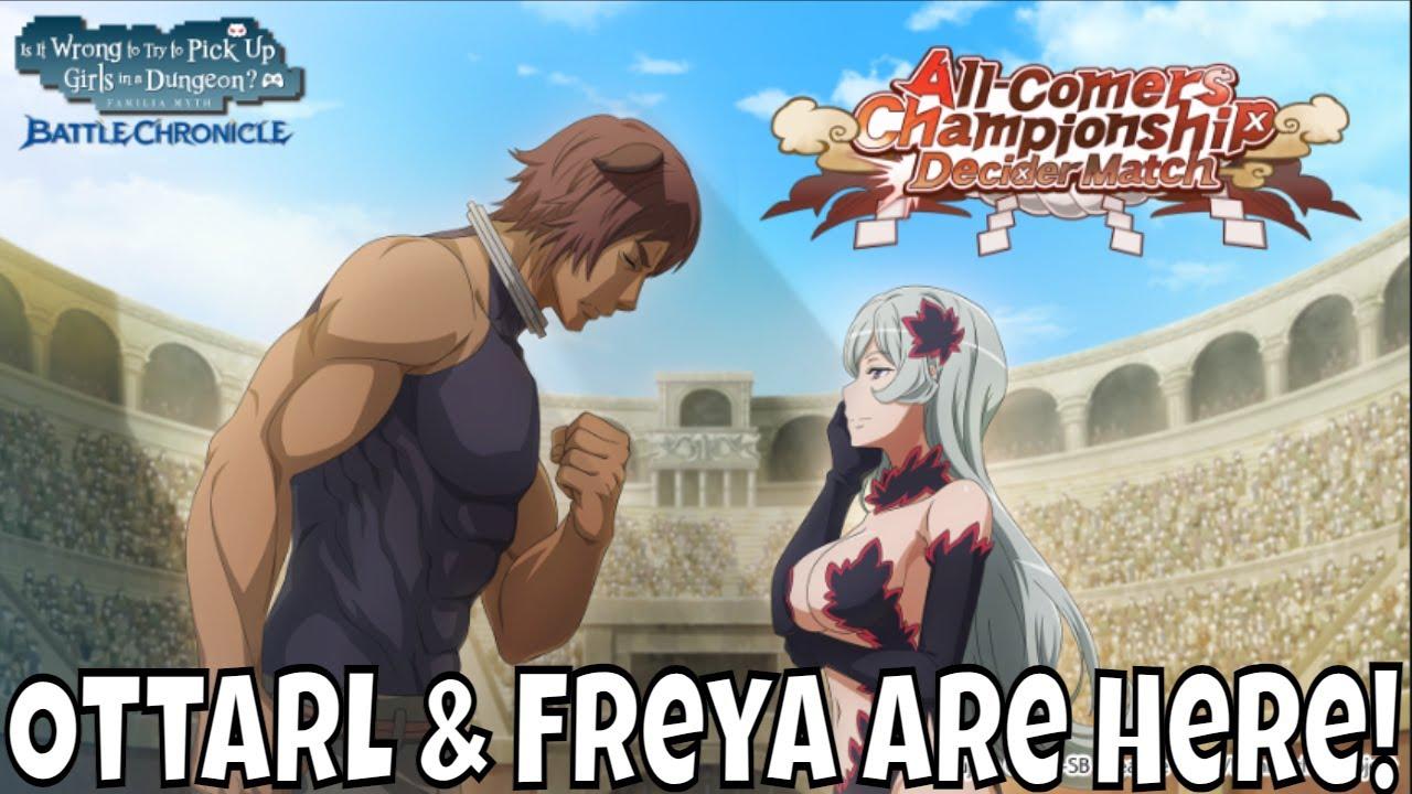 DanMachi BATTLE CHRONICLE - New Event Otarl & Freya/Free Summons Spam/Happy Thanksgiving All