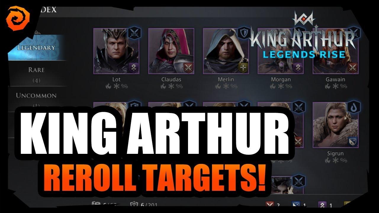 King Arthur Legends Rise | Reroll Targets - Who Do You Summon For?