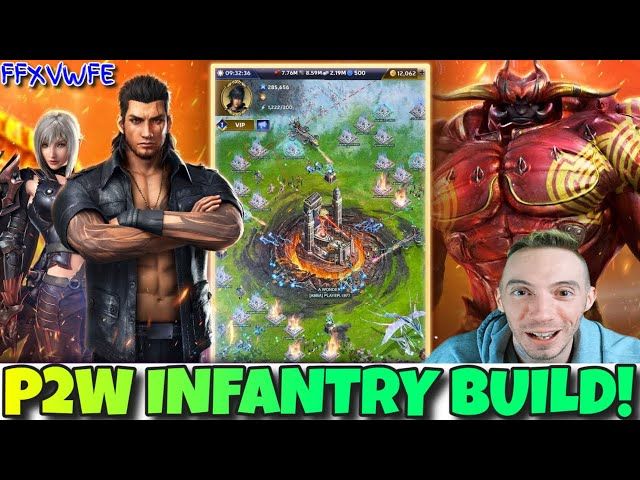 P2W Infantry Build BEST Heroes Final Fantasy XV War For Eos