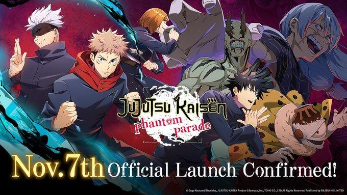 Launch date confirmed! Jujutsu Kaisen Phantom Parade global version release on November 7th!