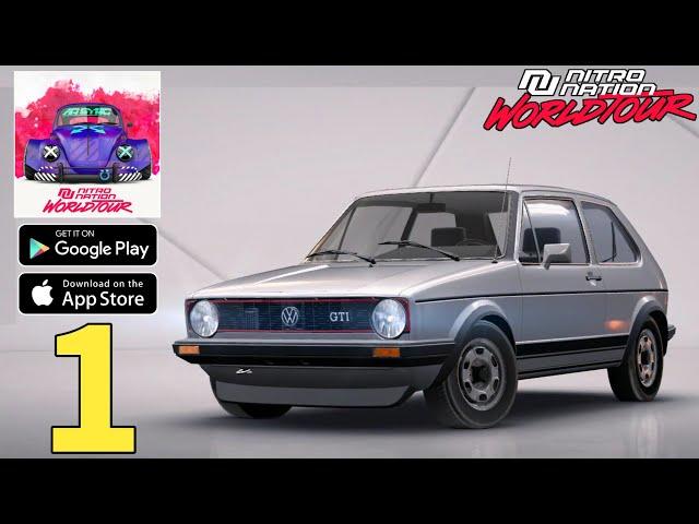 Nitro Nation World Tour Gameplay Walkthrough Part 1 - Tutorial (ios, Android)