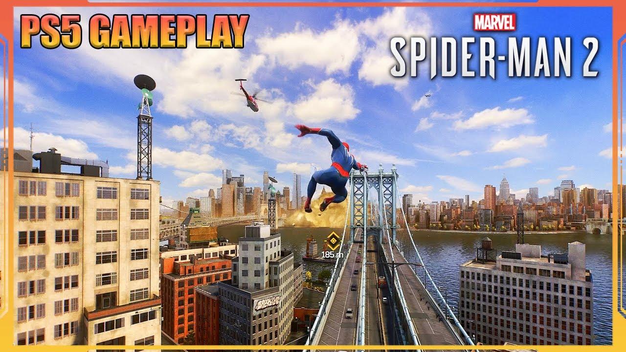 SPIDER MAN 2 PS5 GAMEPLAY | SPIDER MAN VS SAND MAN