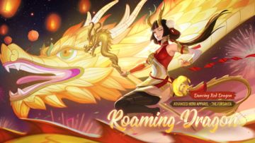 [Appearance Boon Event] The Forsaken Iris Outfit: Dancing Red Dragon