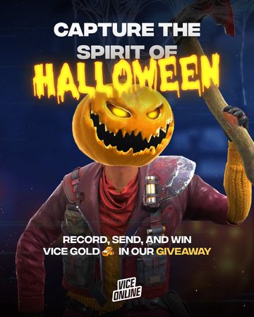 Capture the Spirit of Halloween: Record, Send, and Win Vice Gold in Our Giveaway!