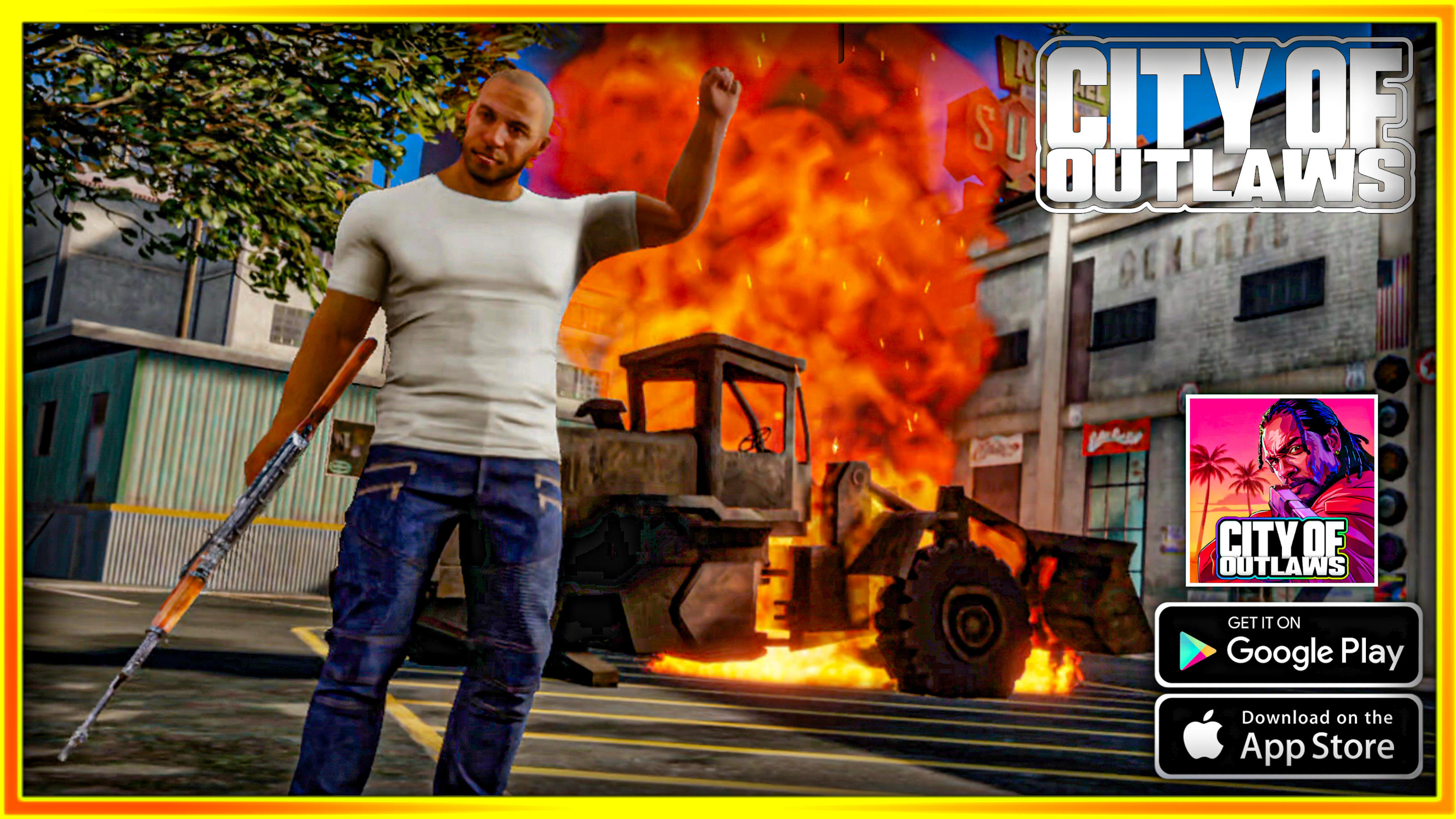 City Of Outlaw Open World Gameplay | Best GTA Mobile Game Is Here! | Android Gameplay | Hindi 