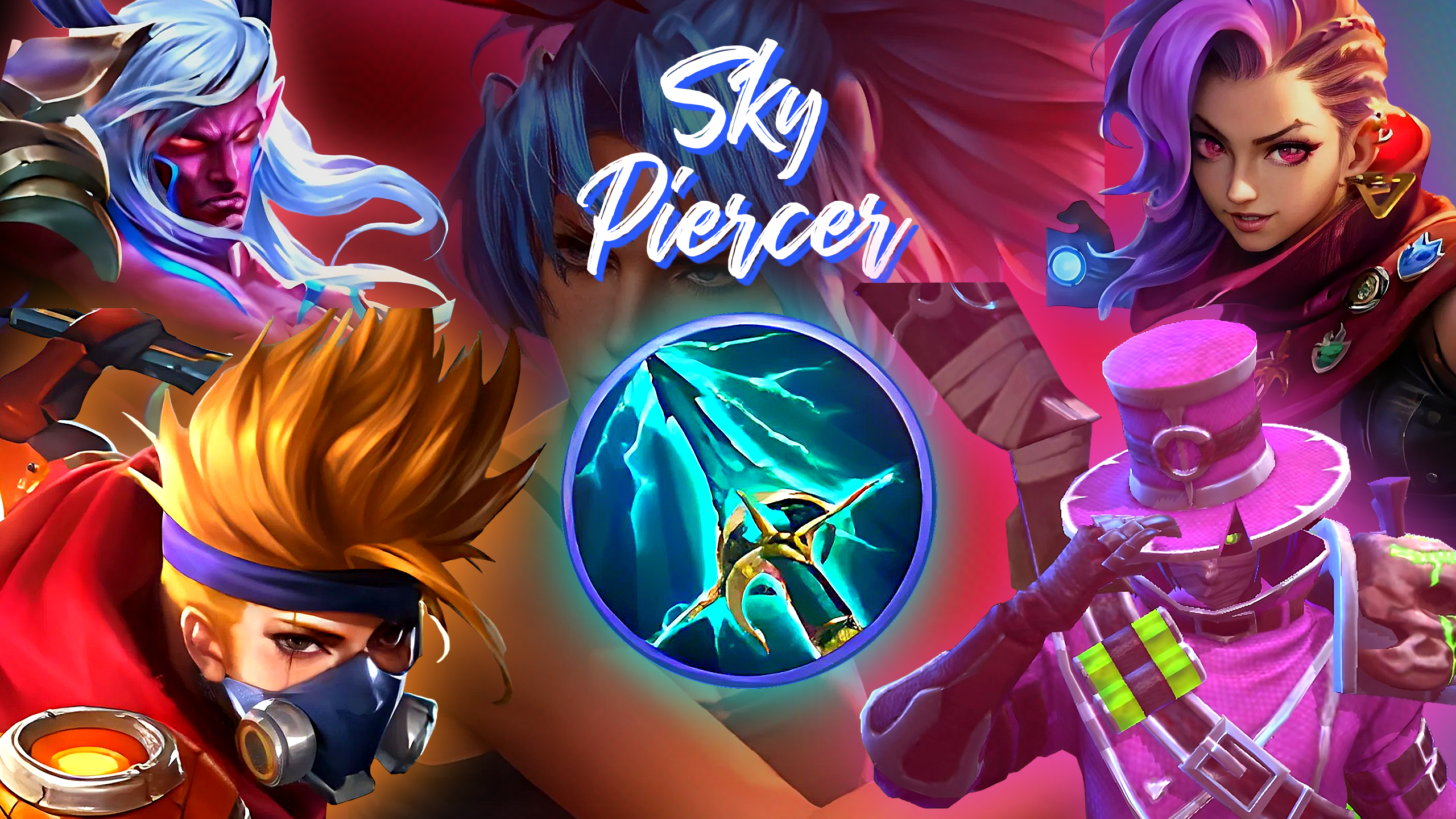 Testing out "Sky Piercer" on Different Heroes (Haya, Clint, Karina, MosCow & Ixia)