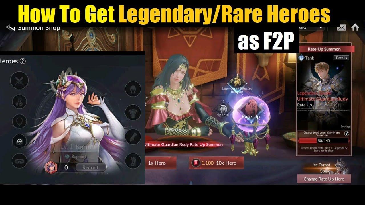 Seven Knights 2 How to Get Legendary & Rare Heroes as F2P